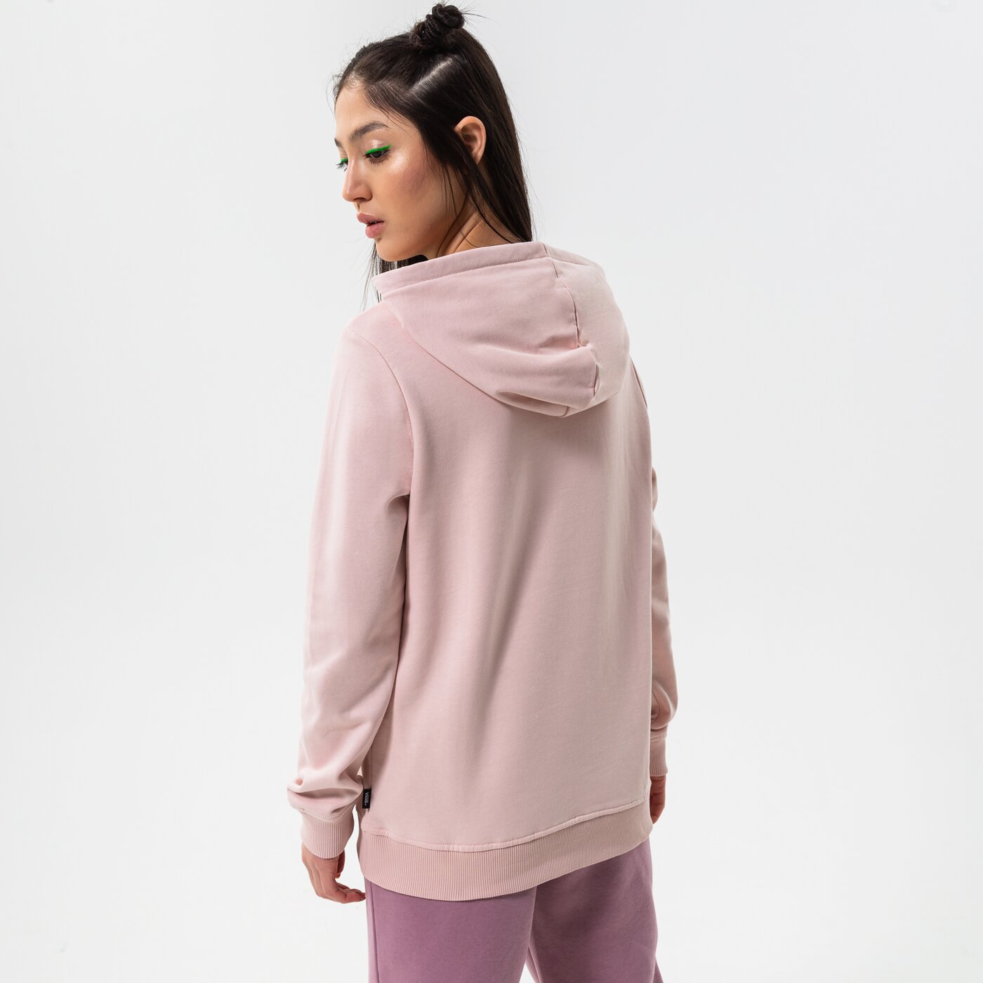 Дамски суичър VANS СУИТЧЪР С КАЧУЛКА WM CLASSIC V II HOODIE vn0a53ovyrr1 цвят розов