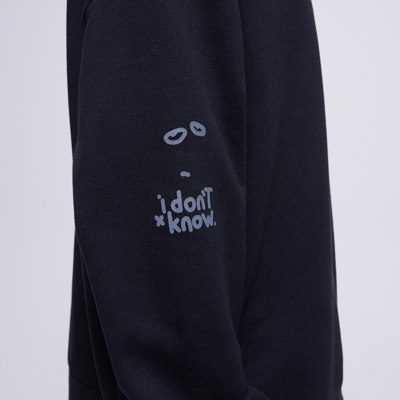 Мъжки суичър S.NOW JOB SIZEER CREWNECK “I DON'T KNOW” BLACK si123blu51001 цвят черен