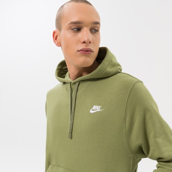 Мъжки суичър NIKE СУИТЧЪР С КАЧУЛКА SPORTSWEAR CLUB FLEECE bv2654-334 цвят каки