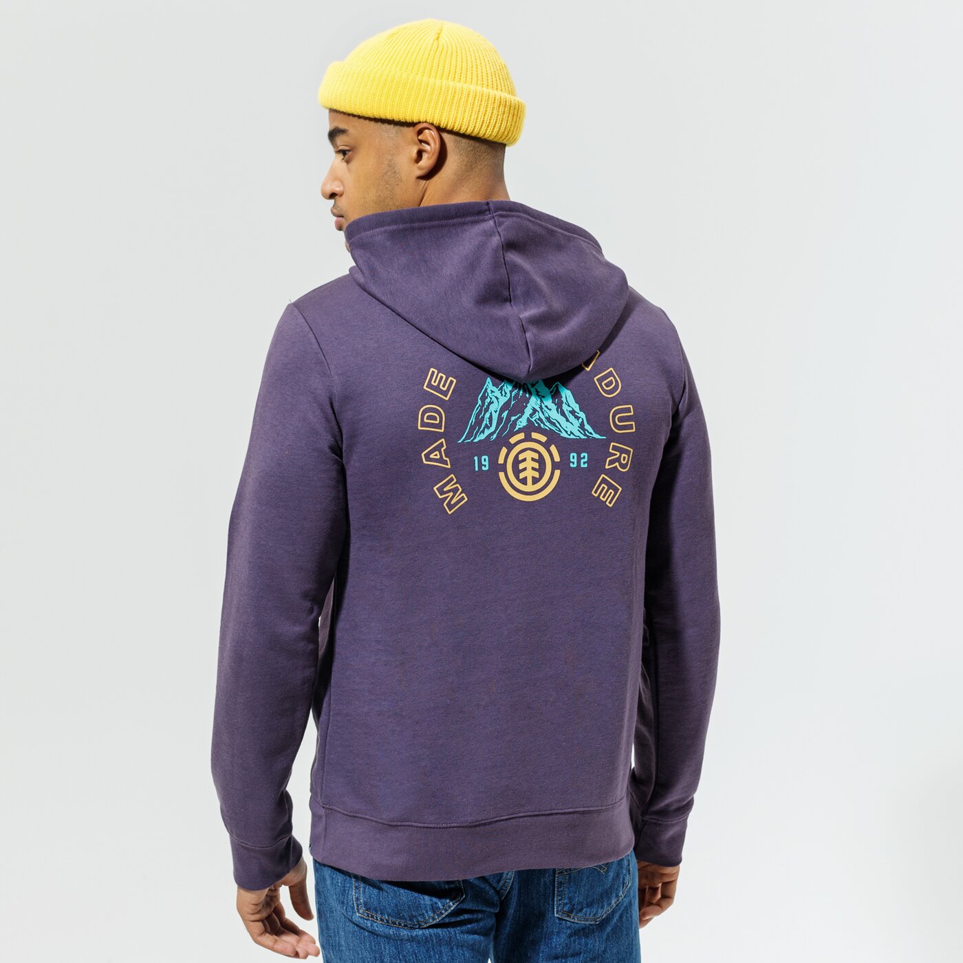 Мъжки суичър ELEMENT СУИТЧЪР С КАЧУЛКА IVYHILL HOOD z1hoe14778 цвят тъмносин