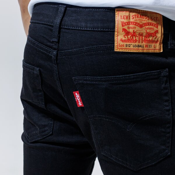 Мъжки панталони LEVI'S ПАНТАЛОНИ 512 SLIM TAPER LO BALL 59437-0024 цвят черен