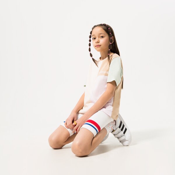 Детска тениска ADIDAS ТЕНИСКА GIRL hk9815 цвят розов