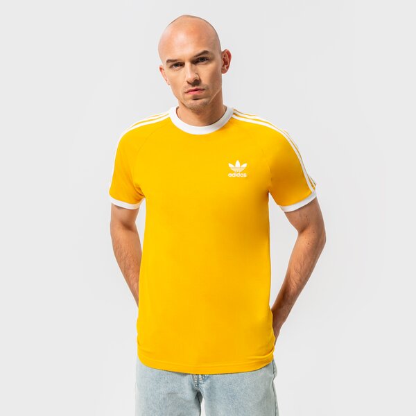 Мъжка тениска ADIDAS ТЕНИСКА 3-STRIPES he9550 цвят жълт