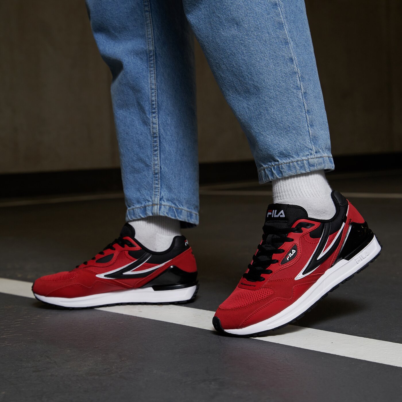 Мъжки маратонки FILA VALADO 2 1rm02108602 цвят червен