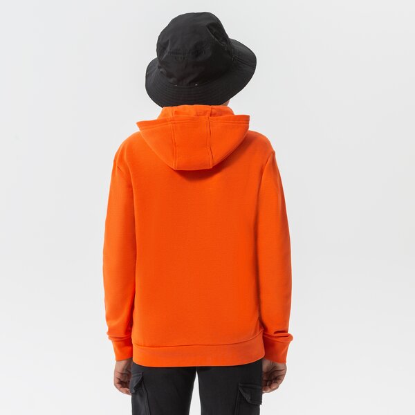 Детски суичър ADIDAS СУИТЧЪР С КАЧУЛКА TREFOIL HOODIE BOY hk0273 цвят оранжев