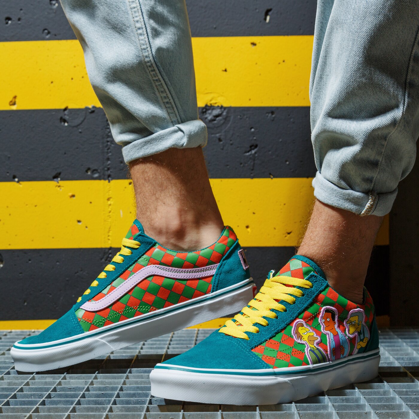 Мъжки маратонки VANS UA OLD SKOOL vn0a4bv521lm цвят син