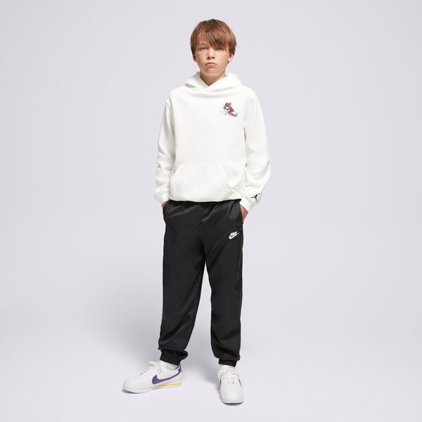 Детски суичър JORDAN СУИТЧЪР С КАЧУЛКА JDN LANDED HD OFF WHITE B 95f281-782 цвят бял