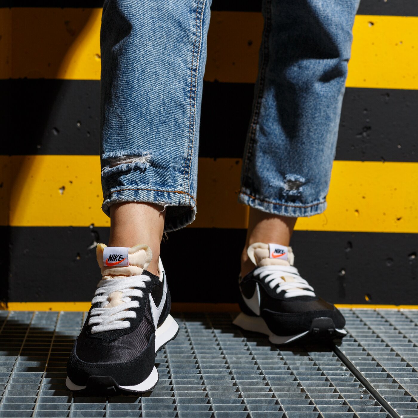 Детски маратонки NIKE WAFFLE TRAINER 2 dc6477-001 цвят черен