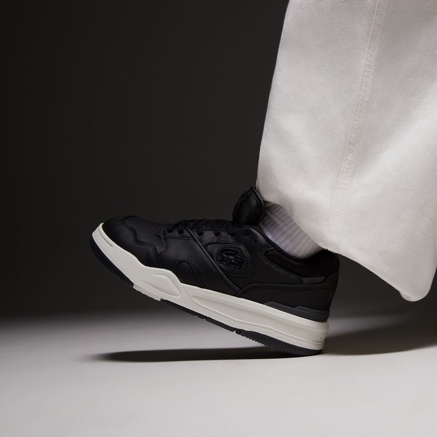 Мъжки маратонки LACOSTE LINESHOT 746sma0074237 цвят черен