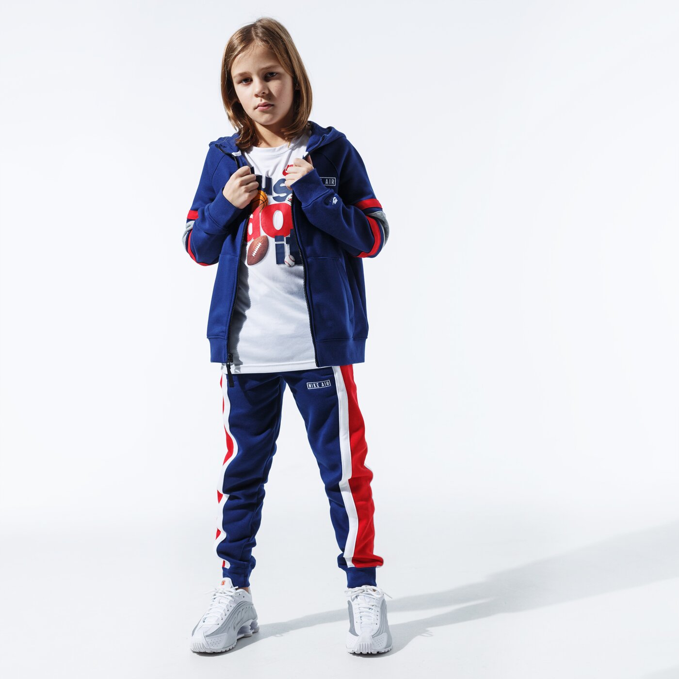 Детска тениска NIKE ТЕНИСКА B NK DRY TEE LEG JDI SPORTS ck5763-100 цвят бял