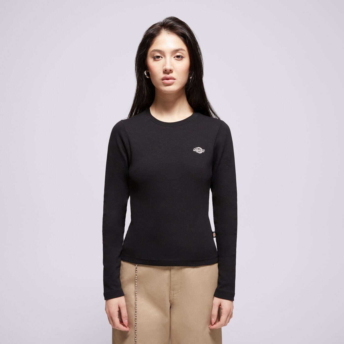 Дамска тениска DICKIES ТЕНИСКА GLADEVILLE TEE LS W dk0a87qablk1 цвят черен