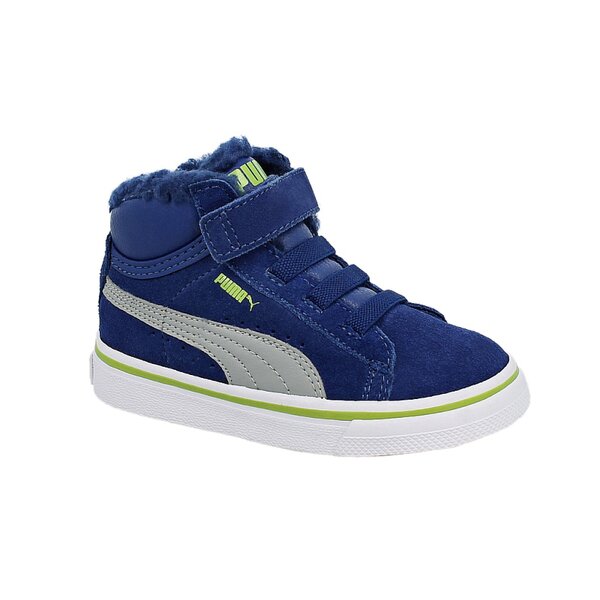Детски маратонки PUMA MID VULC FUR V KIDS 35414307 цвят син