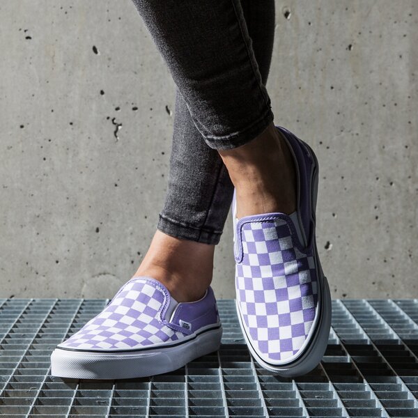 Дамски маратонки VANS UA CLASSIC SLIP-ON SLIP-ON v8f7vlxw цвят виолетов