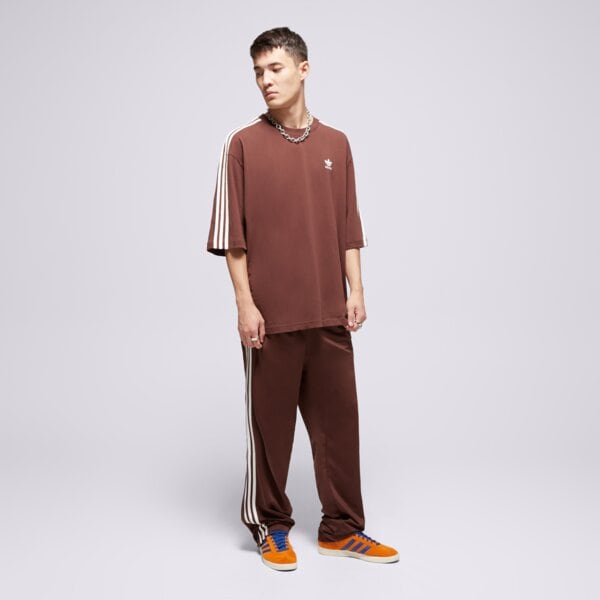 Мъжка тениска ADIDAS ТЕНИСКА OVERSIZE TEE ka0476 цвят кафяв