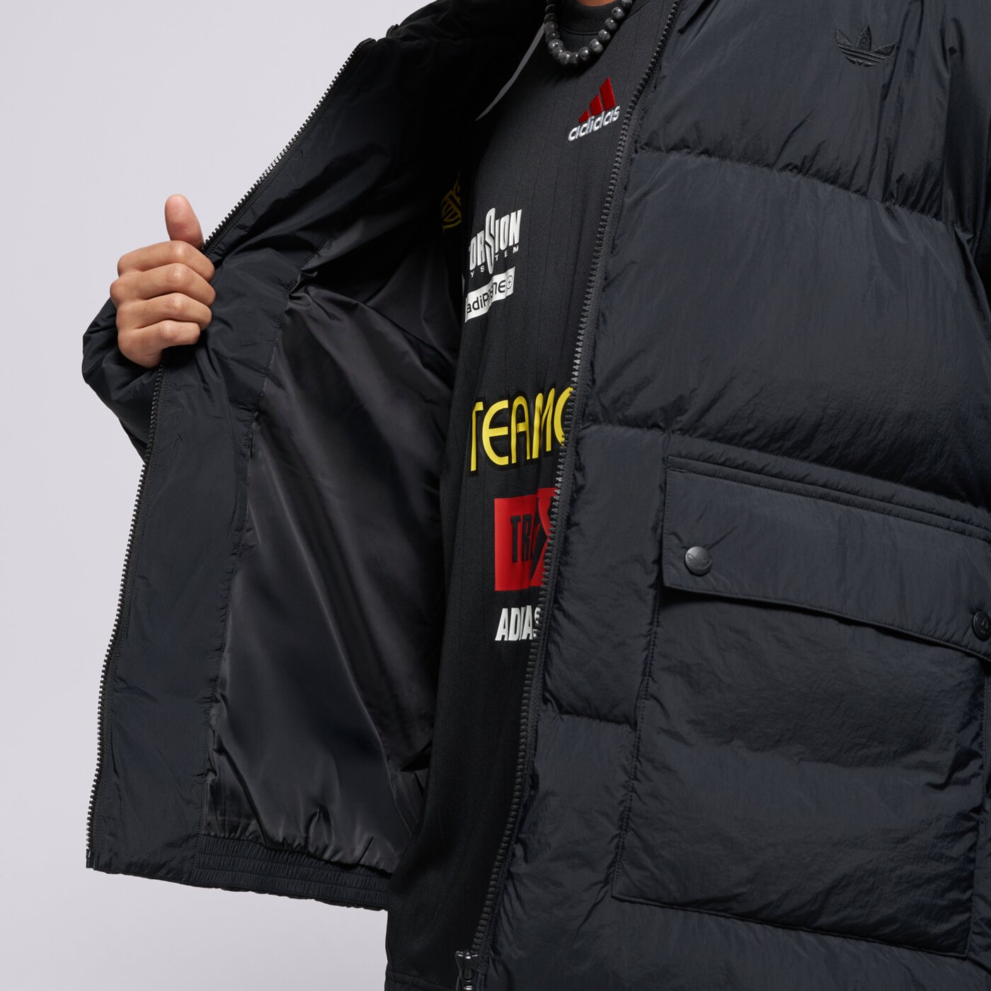 Мъжко зимно яке ADIDAS ЯКЕ ЗИМНО SYNTHDOWN PUFFE jw5815 цвят черен