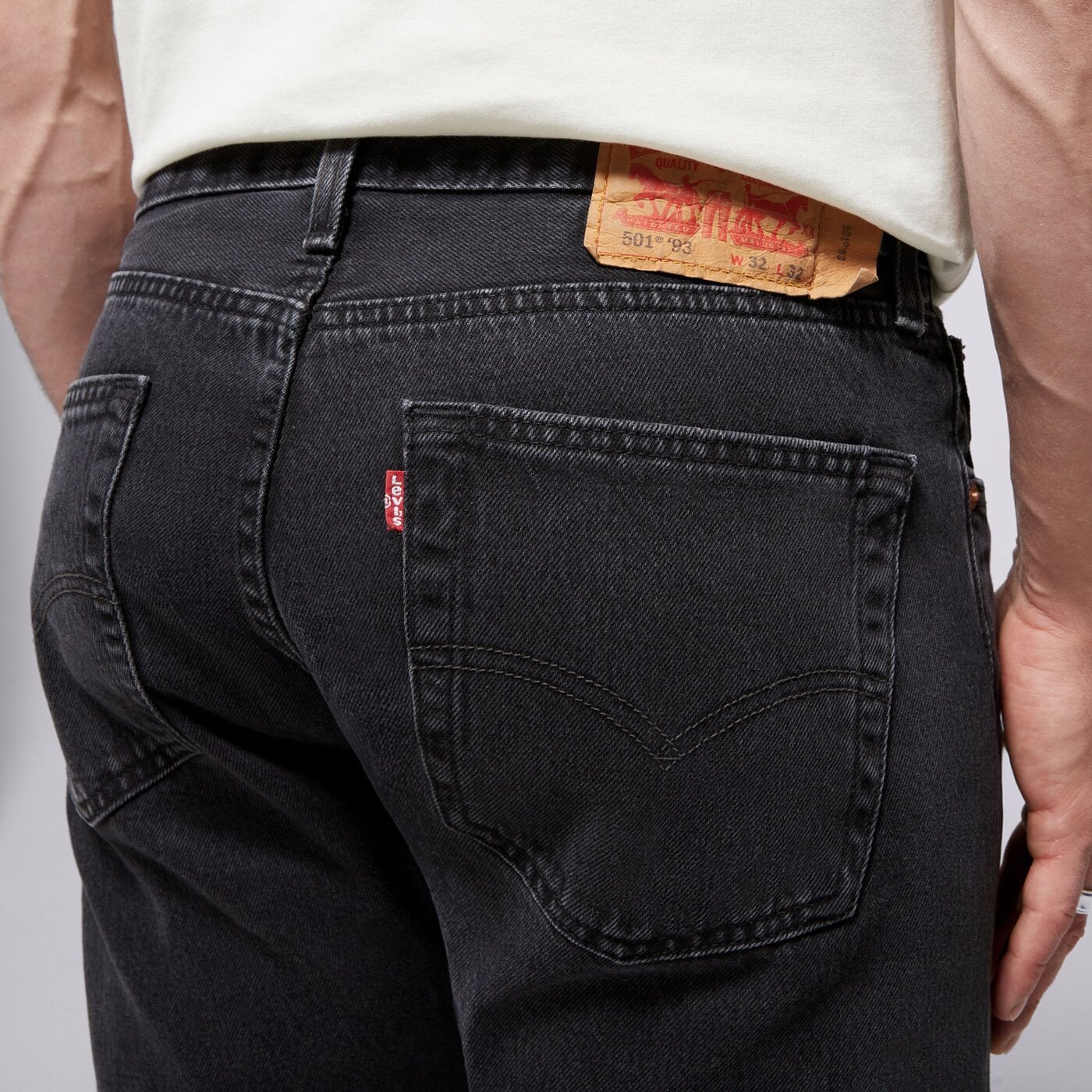 Мъжки панталони LEVI'S ПАНТАЛОНИ 501® 93 STRAIGHT BLACKS 79830-0339 цвят черен