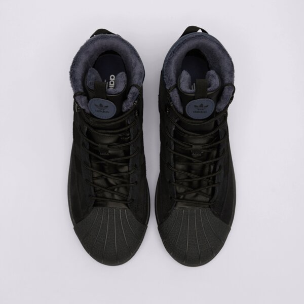 Детски зимни обувки ADIDAS SUPERSTAR WINTER TREK J jq0346 цвят черен