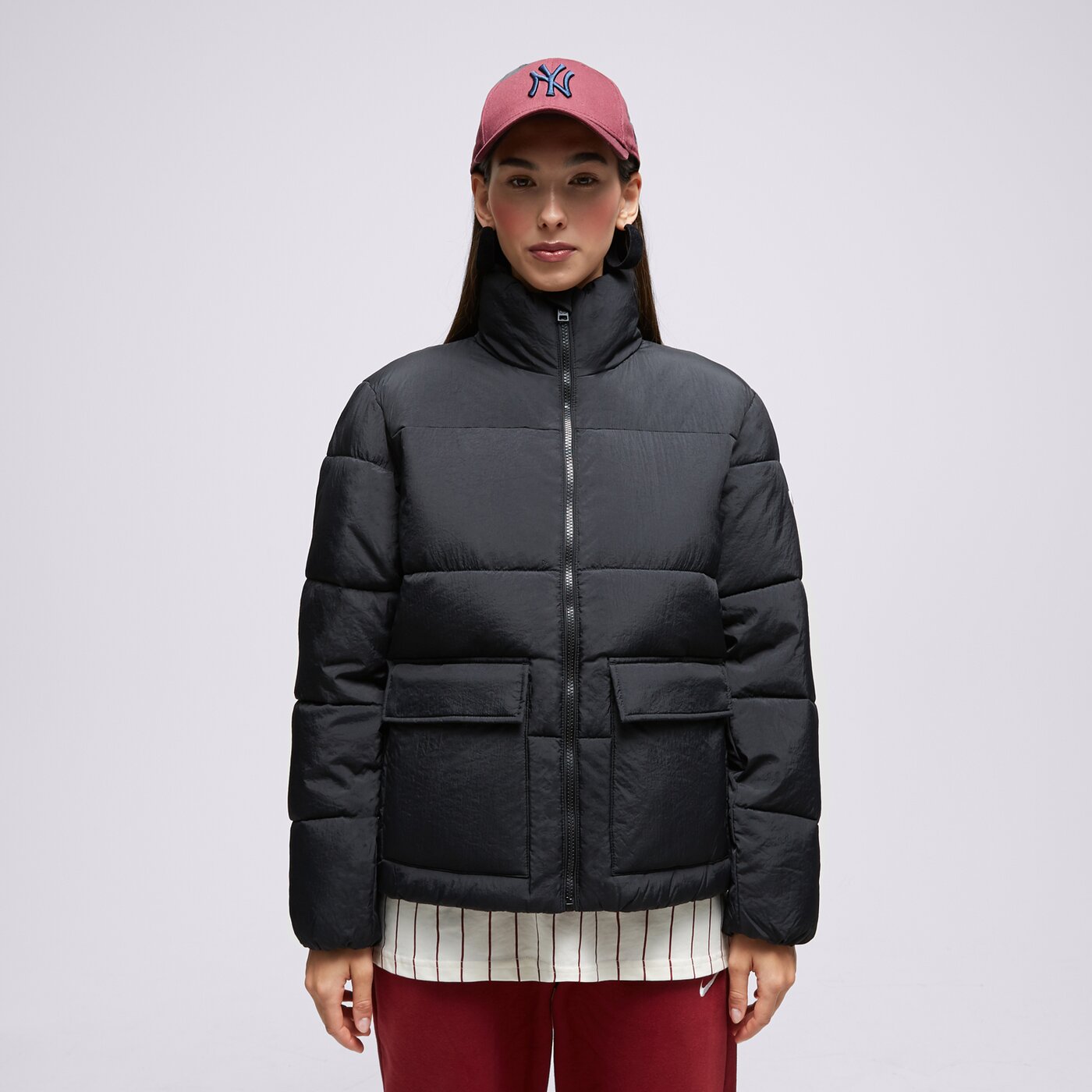 Дамско зимно яке CHAMPION ЯКЕ ЗИМНО POLYFILLED 116873kk001 цвят черен