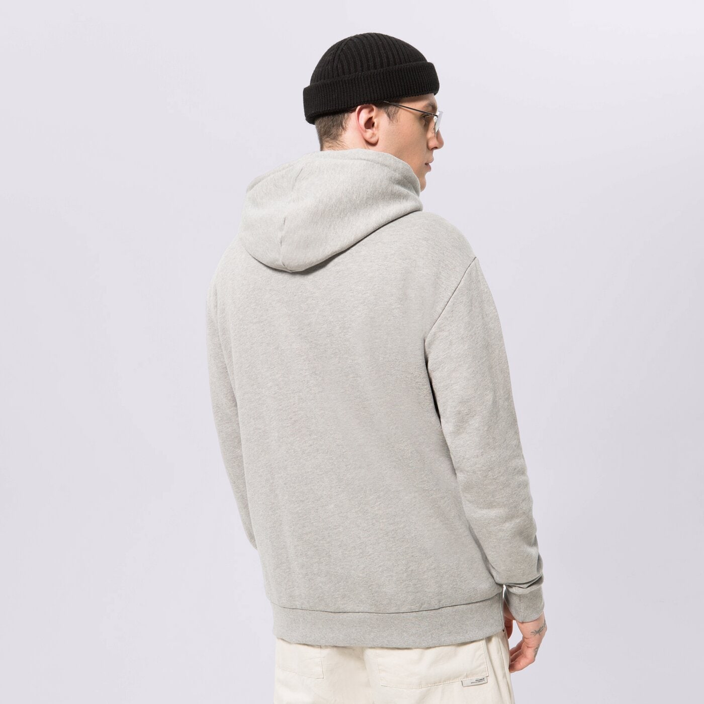 Мъжки суичър ADIDAS СУИТЧЪР С КАЧУЛКА TREFOIL HOODY ia4884 цвят сив