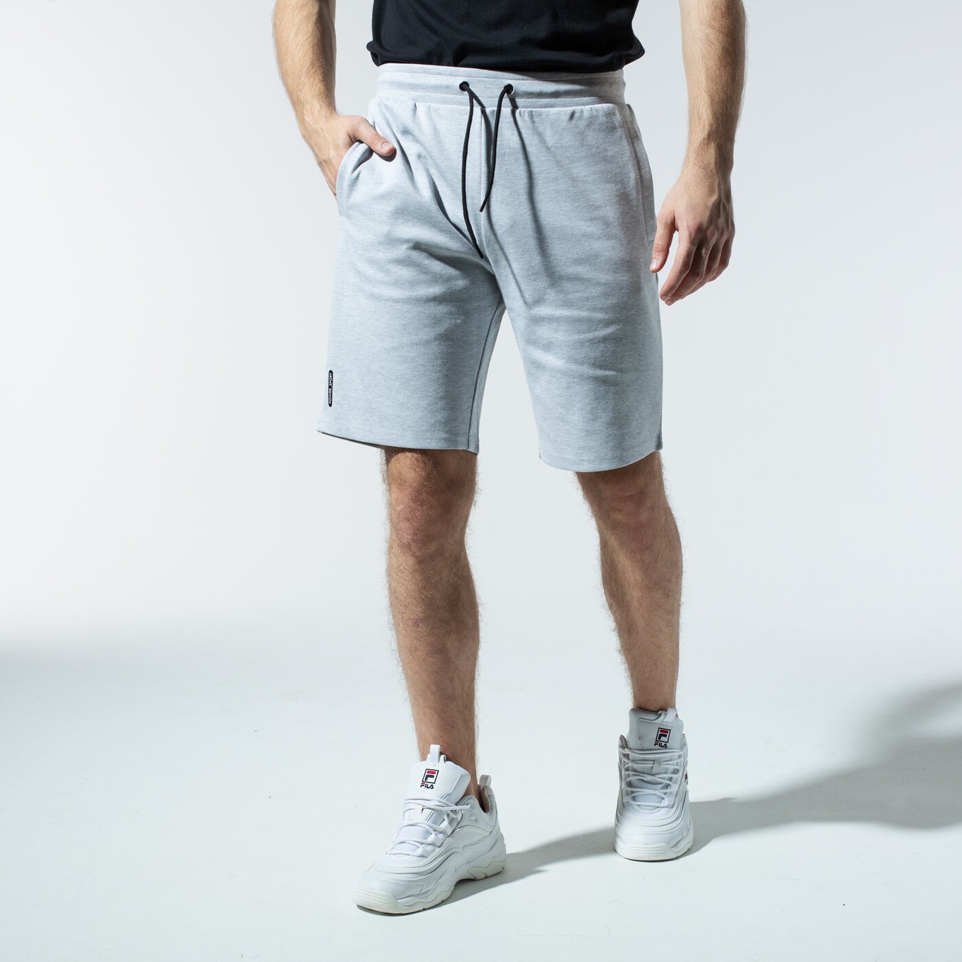 Мъжки къси панталони HAHA66 ШОРТИ ELASTIC SHORTS ha120szm84003 цвят сив