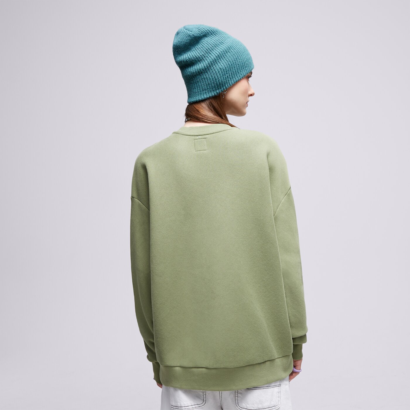 Дамски суичър VANS СУИТЧЪР COMFYCUSH ESSENTIAL CREW vn000a6czbf1 цвят зелен