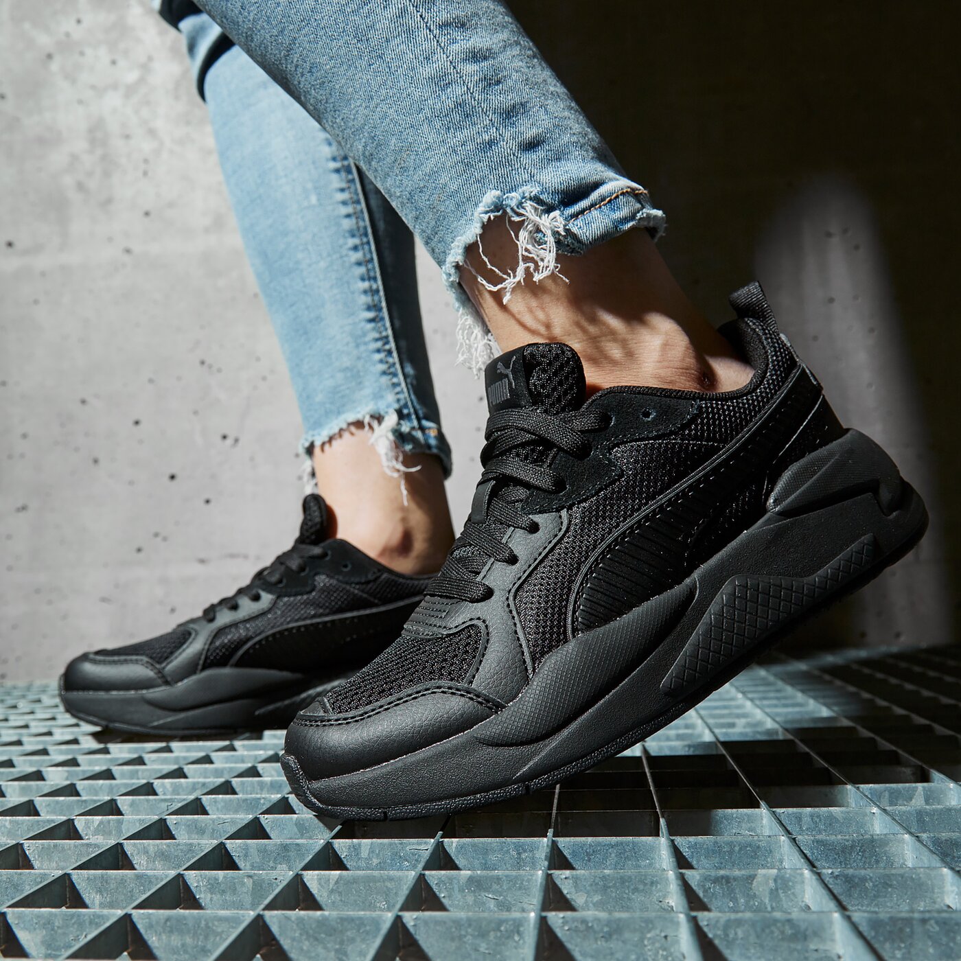 Детски маратонки PUMA X-RAY JR 37292001 цвят черен