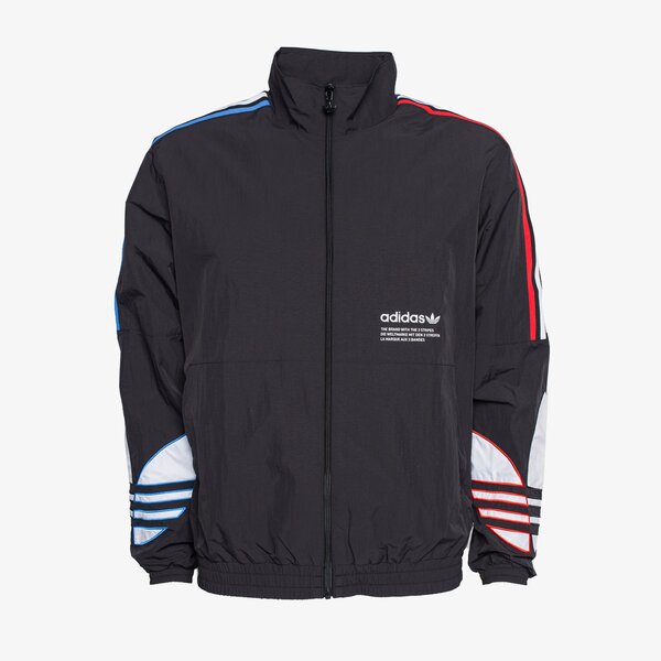 Мъжко преходно яке ADIDAS ЯКЕ СЪС ЗАКОПЧАВАНЕ TRICOL TT gn3582 цвят черен