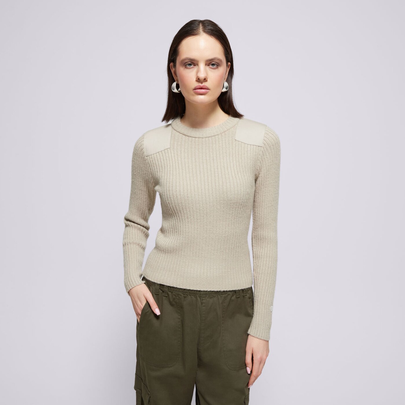 CHAMPION ПУЛОВЕР CREWNECK SWEATER 117495es057 цвят бежов