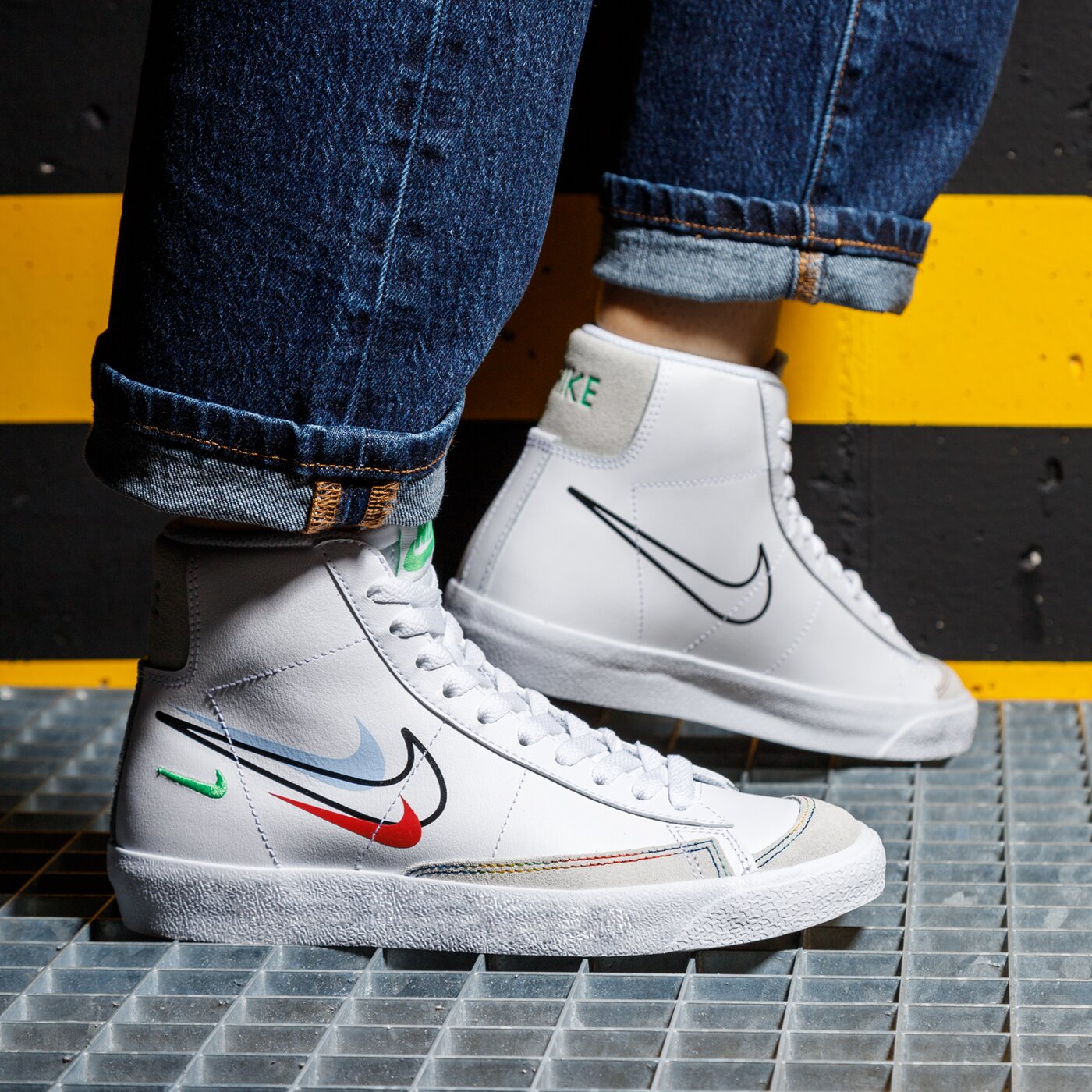 Детски маратонки NIKE BLAZER MID '77 dm9475-100 цвят бял