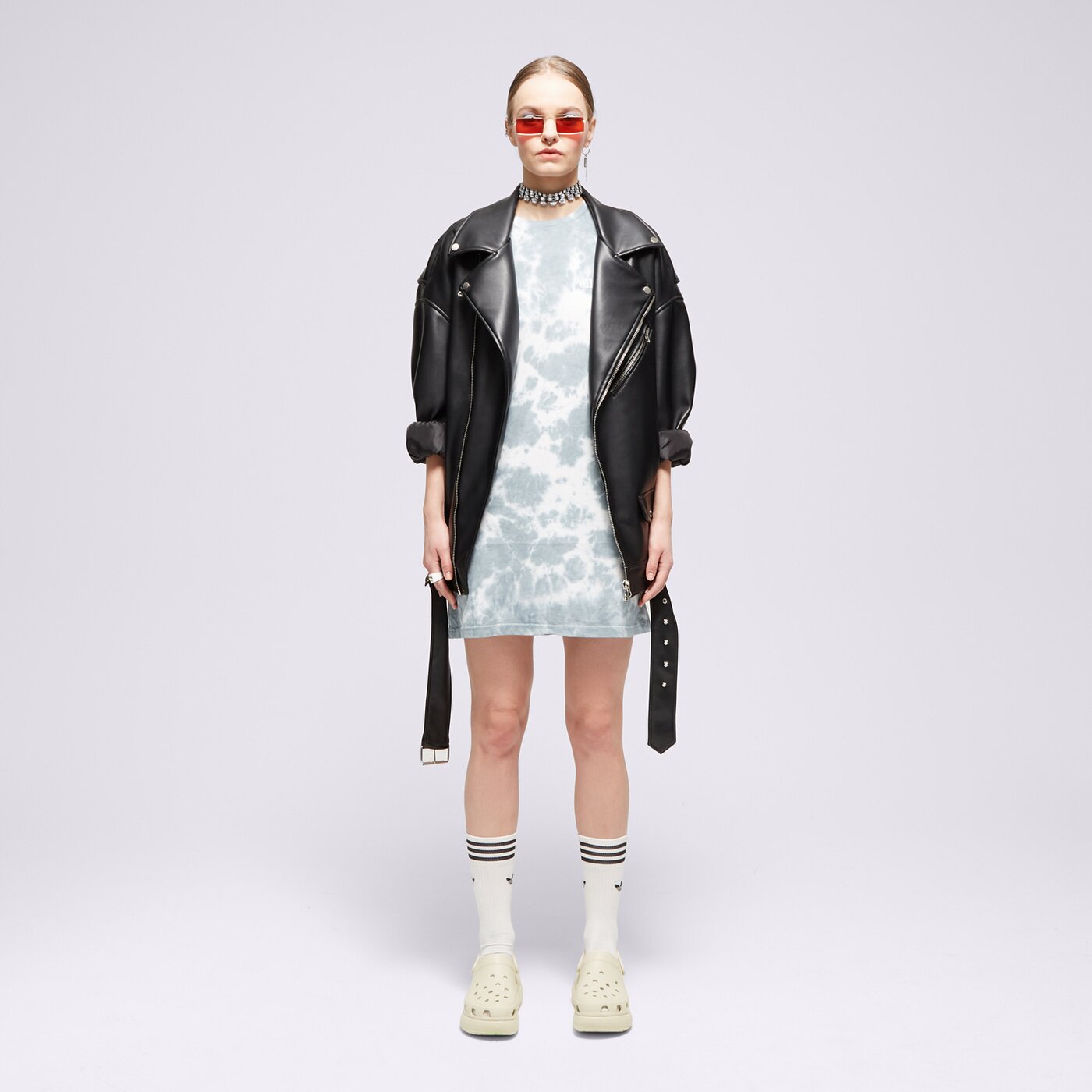 Дамски ELLESSE РОКЛЯ ADORE TIE DYE АНЦУГS TD sgm14193944 цвят зелен