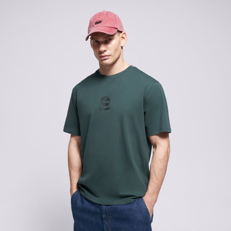 TIMBERLAND ТЕНИСКА NEW SMALL LOGO PRINT SS TEE GREEN GABLES 