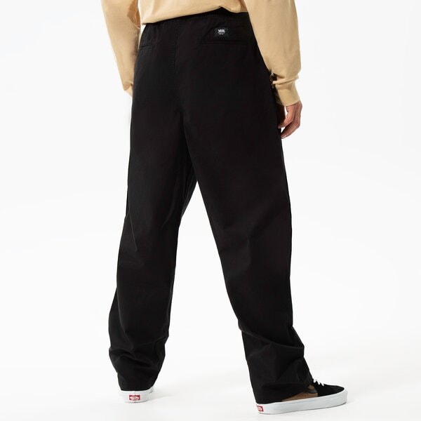 Мъжки панталони VANS ПАНТАЛОНИ RANGE BAGGY TAPERED ELASTIC PANT vn00000dblk1 цвят черен