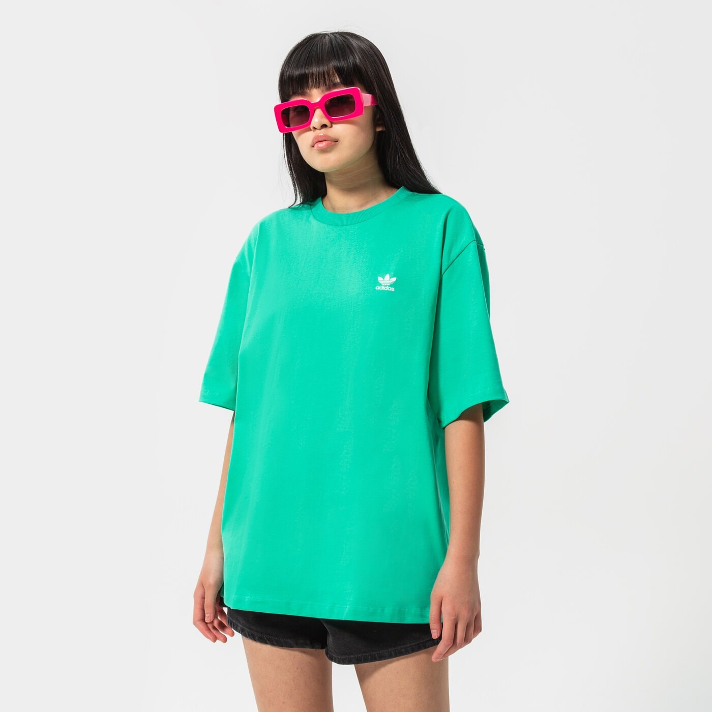 Дамска тениска ADIDAS ТЕНИСКА GRAPHIC TEE hf2020 цвят зелен