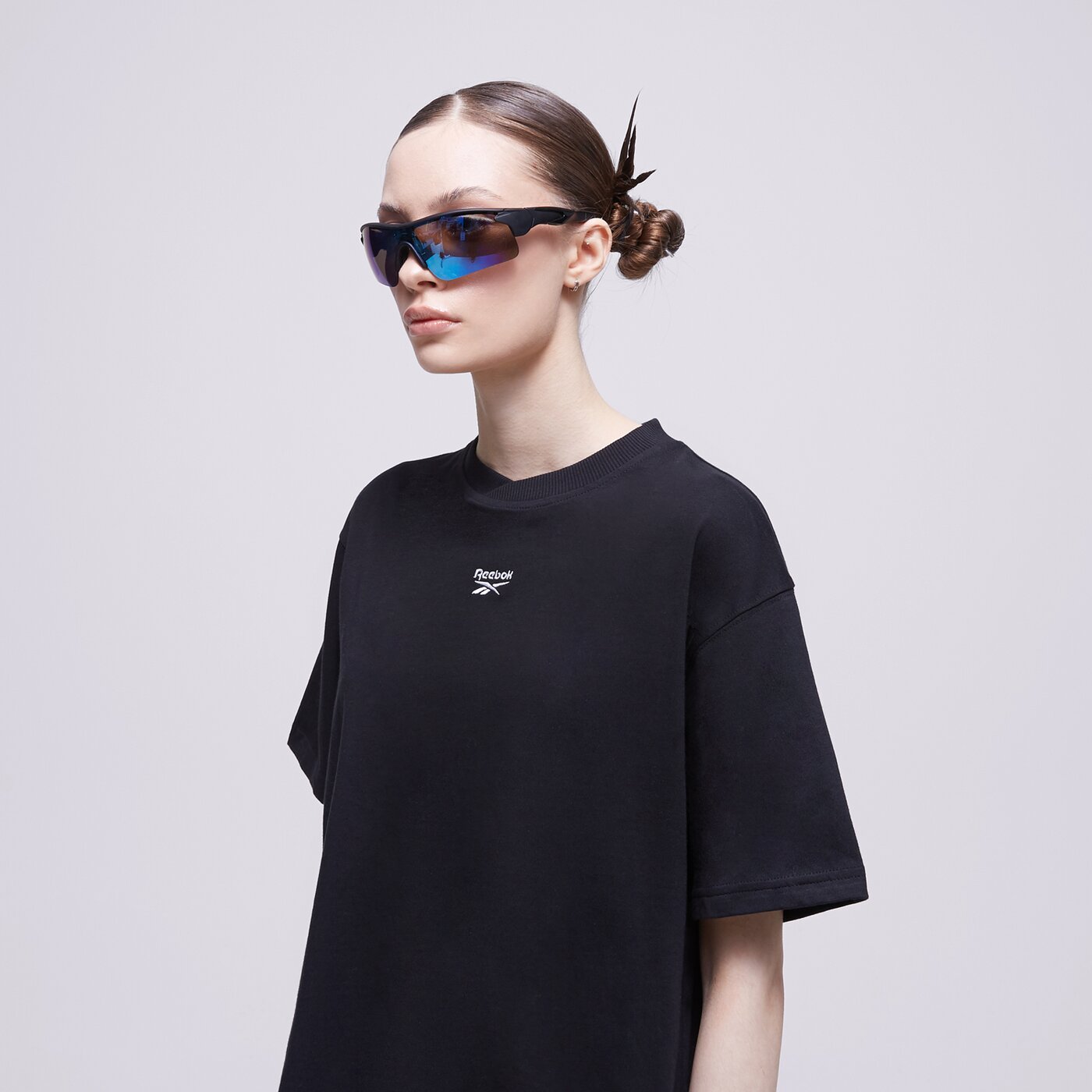 Дамска тениска REEBOK ТЕНИСКА CL AE RELAXED FIT TEE hs4722 цвят черен