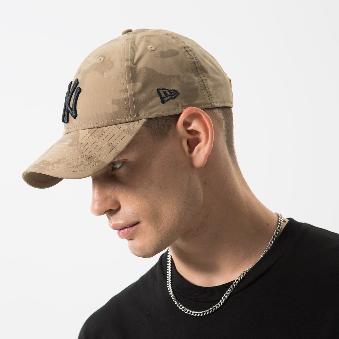 Мъжка шапка с козирка NEW ERA ШАПКА TONAL CAMO 940 NYY TOF NEW YORK YANKEES WHT 60285209 цвят бежов