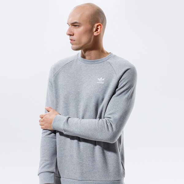 Мъжки суичър ADIDAS СУИТЧЪР ESSENTIAL CREW dv1642 цвят сив