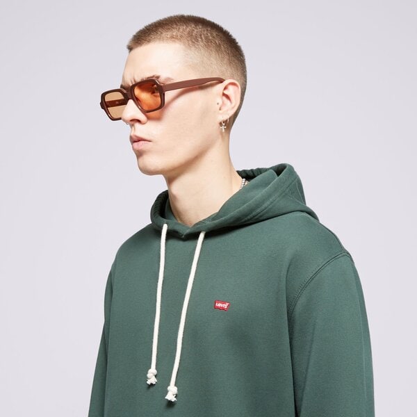 Мъжки суичър LEVI'S СУИТЧЪР С КАЧУЛКА THE ORIGINAL HM HOODIE GREENS 34581-0043 цвят зелен