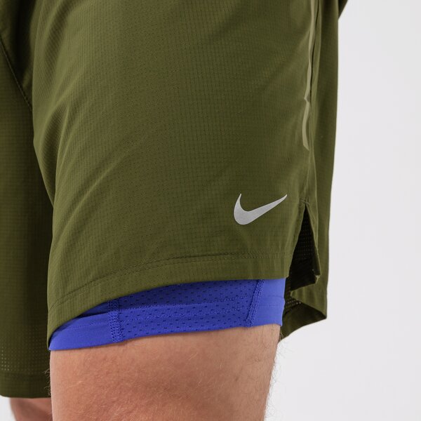 Мъжки къси панталони NIKE ШОРТИ PHENOM 2IN1 SHORT 683279-331 цвят зелен