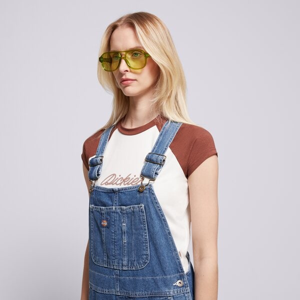 Дамски панталони DICKIES ПАНТАЛОНИ DICKIES CLASSIC DENIM BIB W dk0a4xycclb1 цвят син