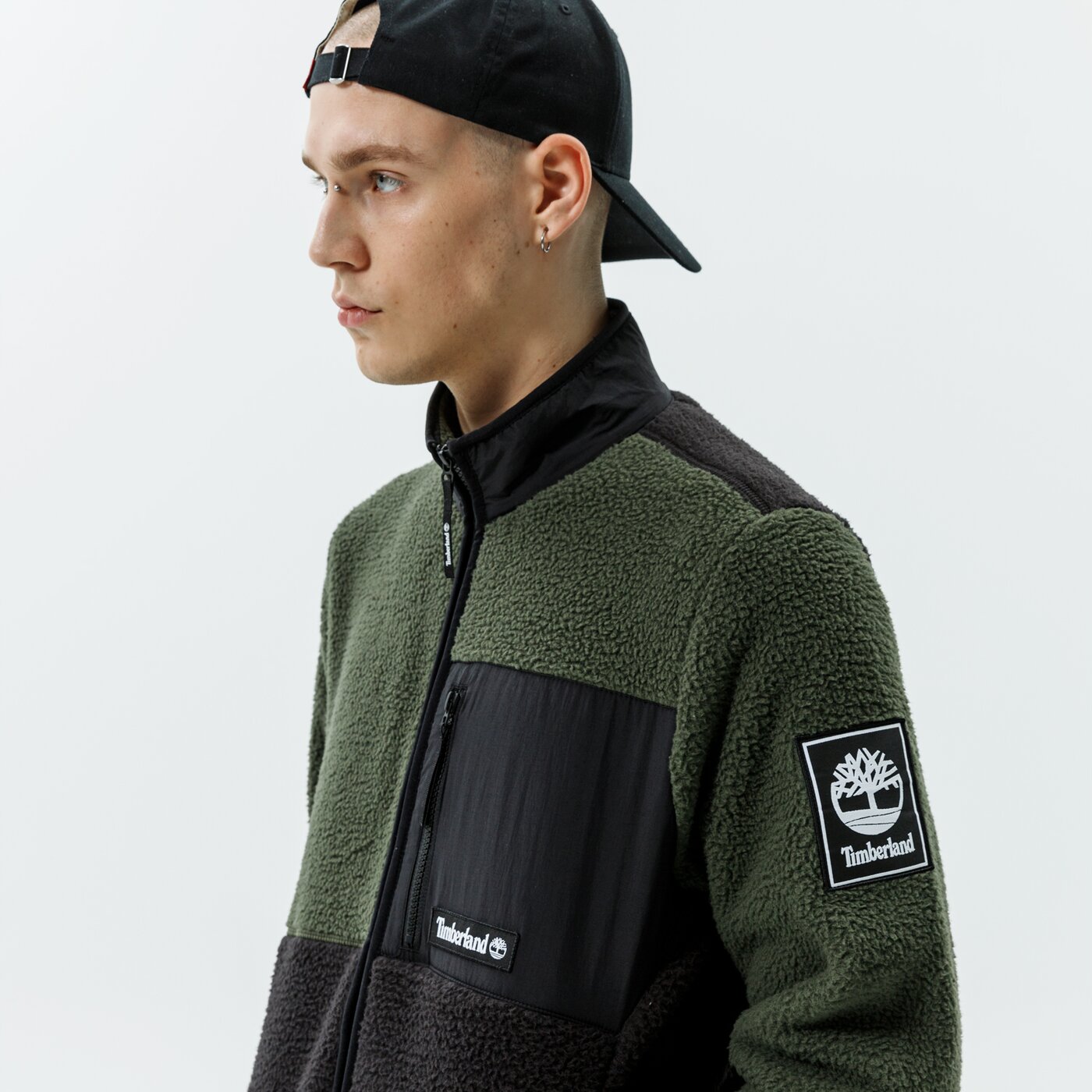 Мъжко зимно яке TIMBERLAND ЯКЕ YC OUTDOOR ARCHIVE SHERPA FLEECE JACKET tb0a24a5w741 цвят каки