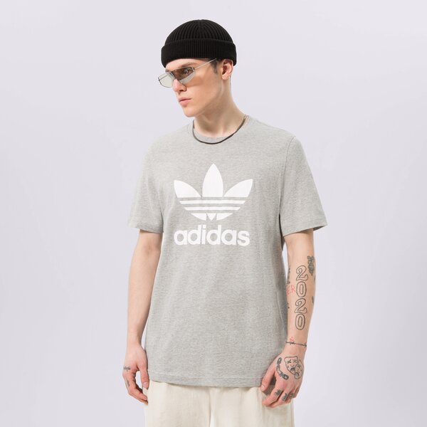 Мъжка тениска ADIDAS ТЕНИСКА TREFOIL ia4817 цвят сив