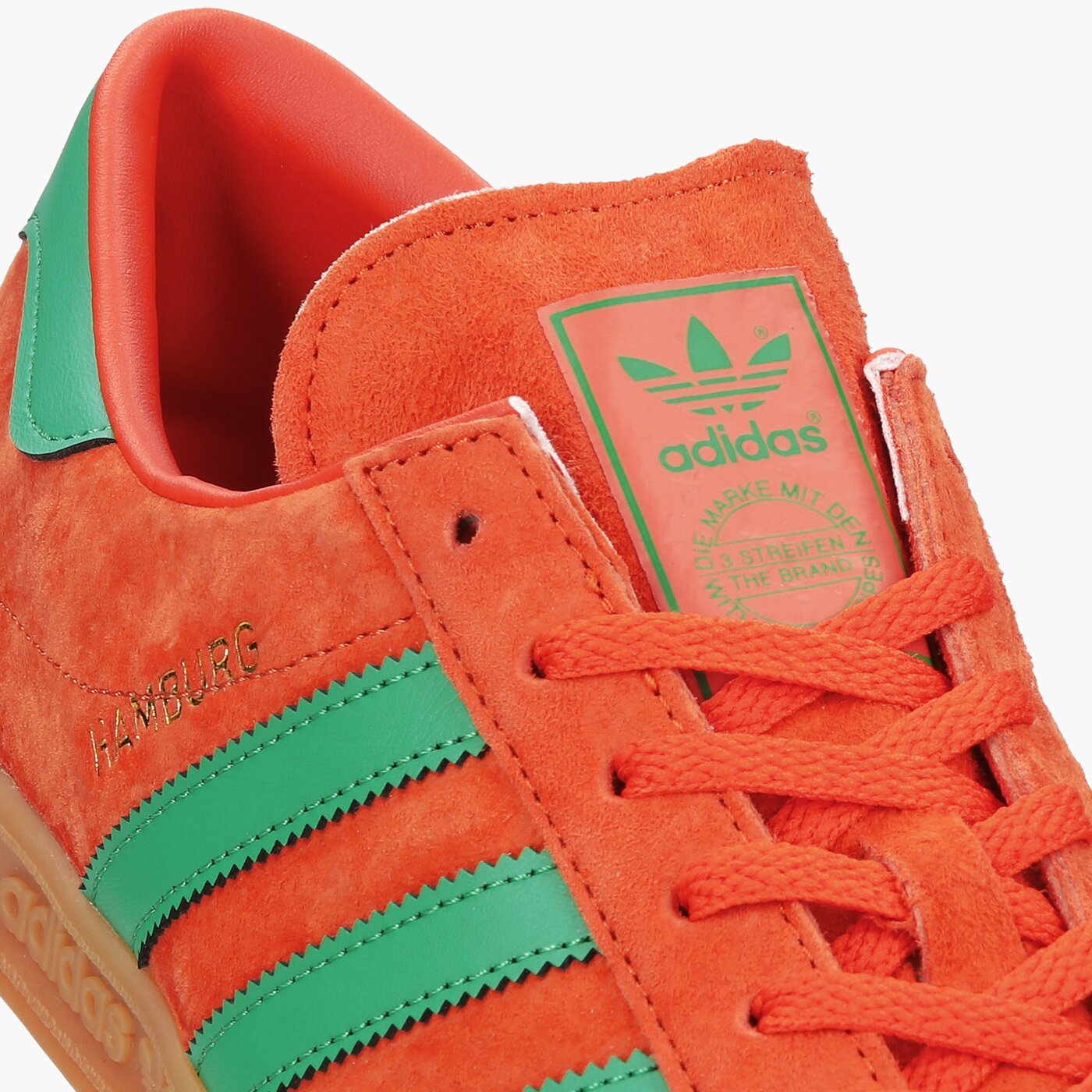 Мъжки маратонки ADIDAS HAMBURG h00447 цвят оранжев