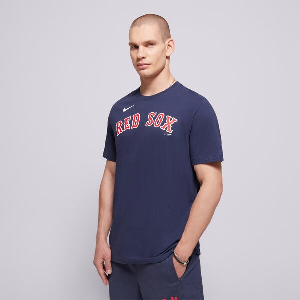 Мъжка тениска NIKE ТЕНИСКА FUSE WORDMARK COTTON TEE BOSTON RED SOX n199-44b-bq-0u5 цвят тъмносин