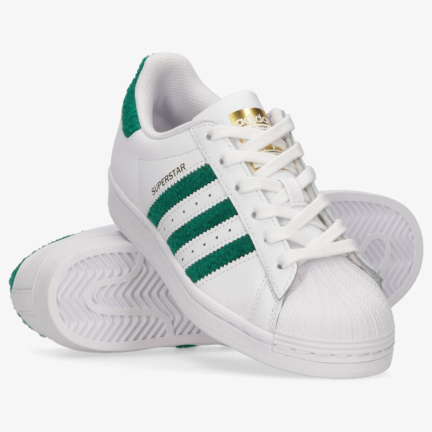 Детски маратонки ADIDAS SUPERSTARJ h03976 цвят бял