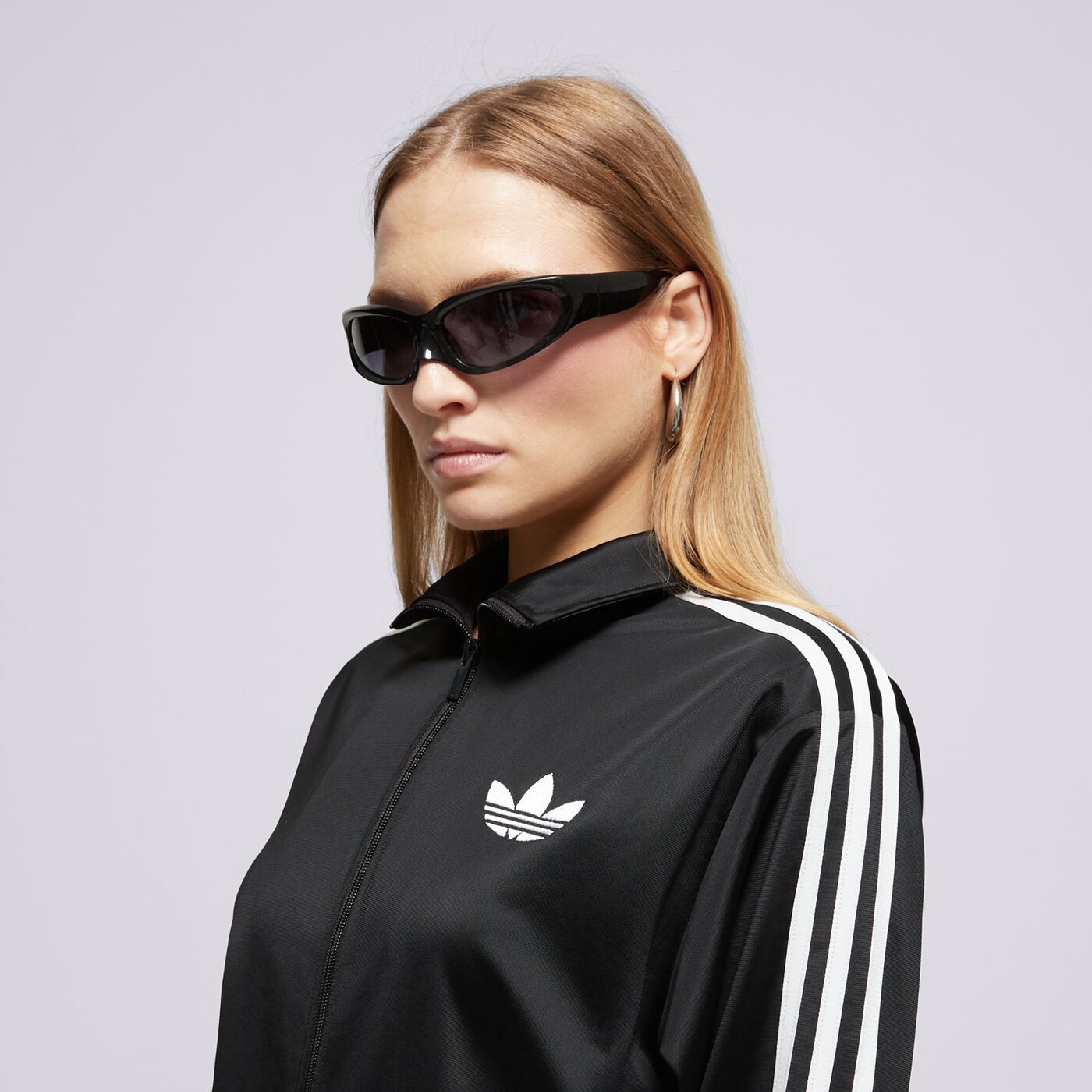 Дамски суичър ADIDAS СУИТЧЪР СЪС ЗАКОПЧАВАНЕ FIREBIRD TT jc8251 цвят черен