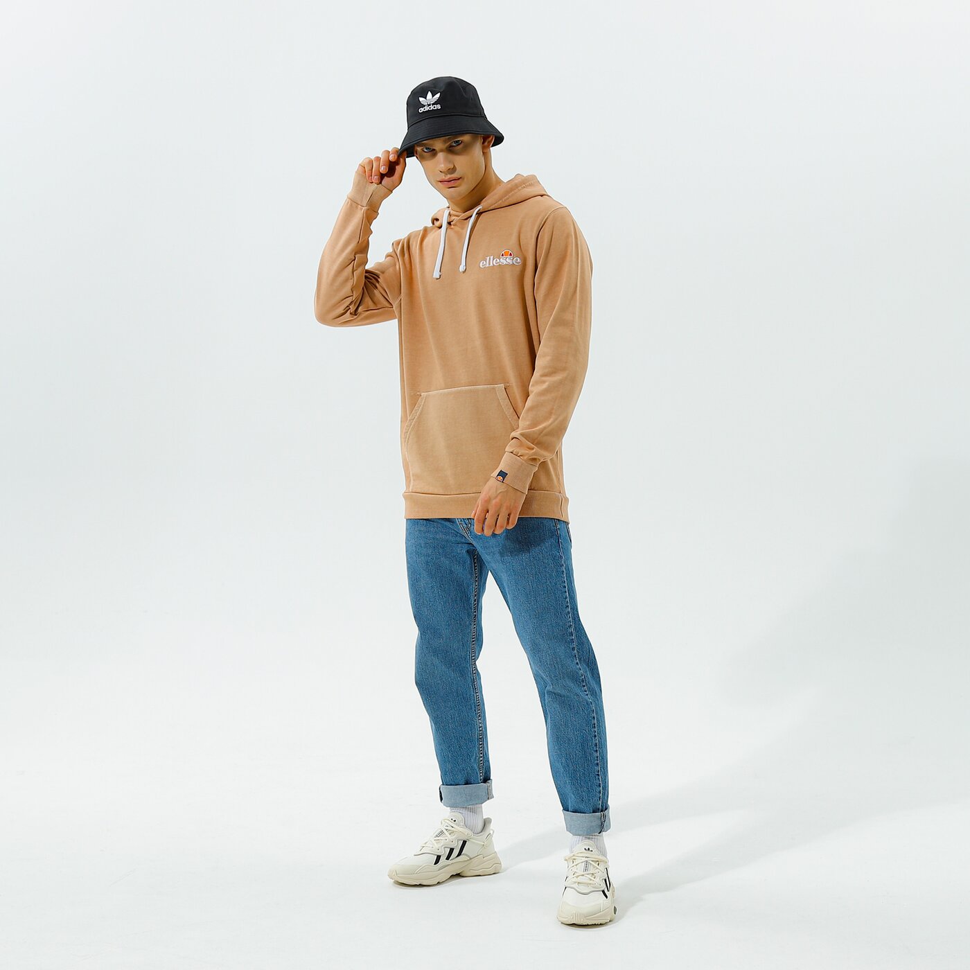 Мъжки суичър ELLESSE СУИТЧЪР С КАЧУЛКА TINCTORIA OH HOODY BEIGE shk13144214 цвят бежов