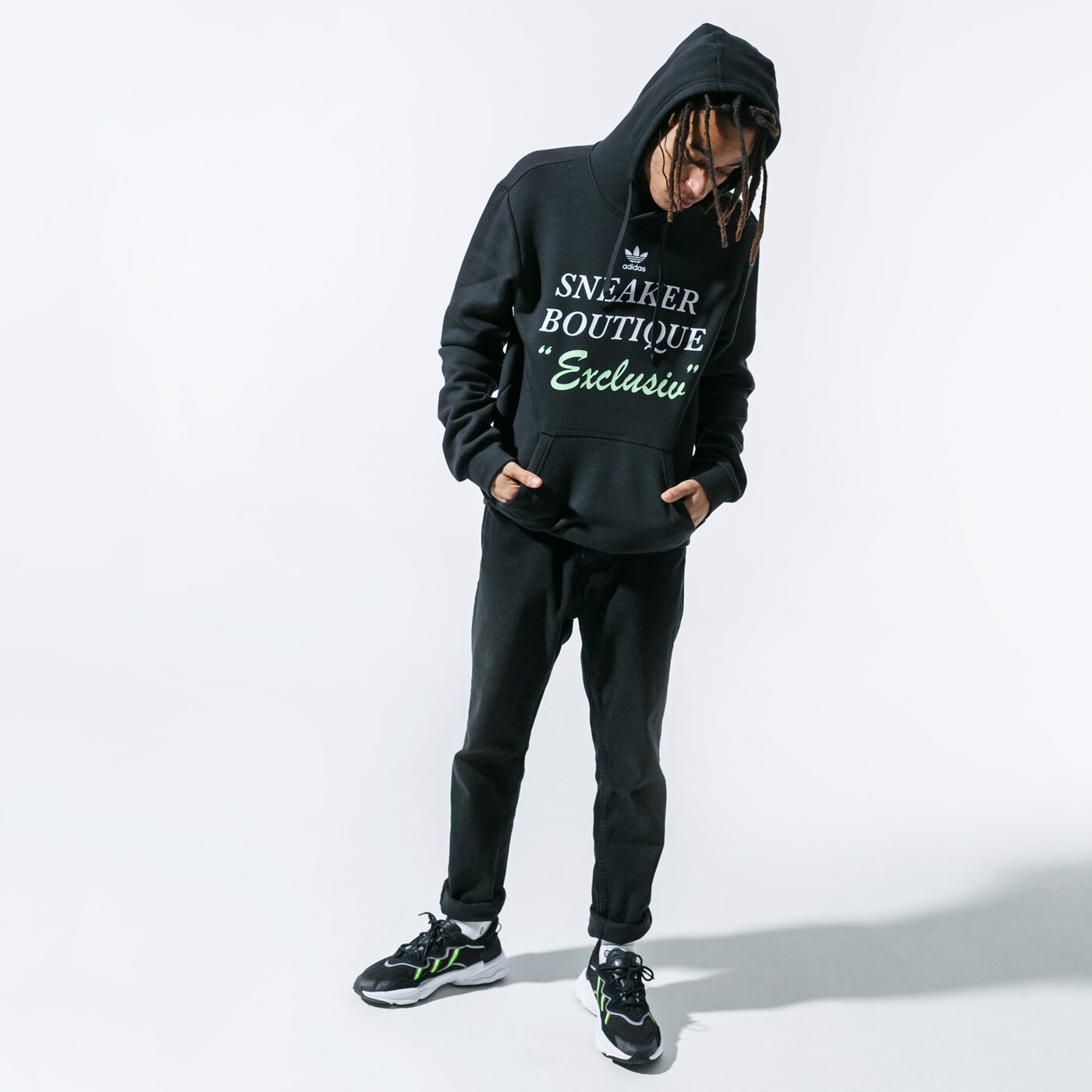 Мъжки суичър ADIDAS СУИТЧЪР С КАЧУЛКА SNEAKER BOUTIQUE OTH gj9609 цвят черен