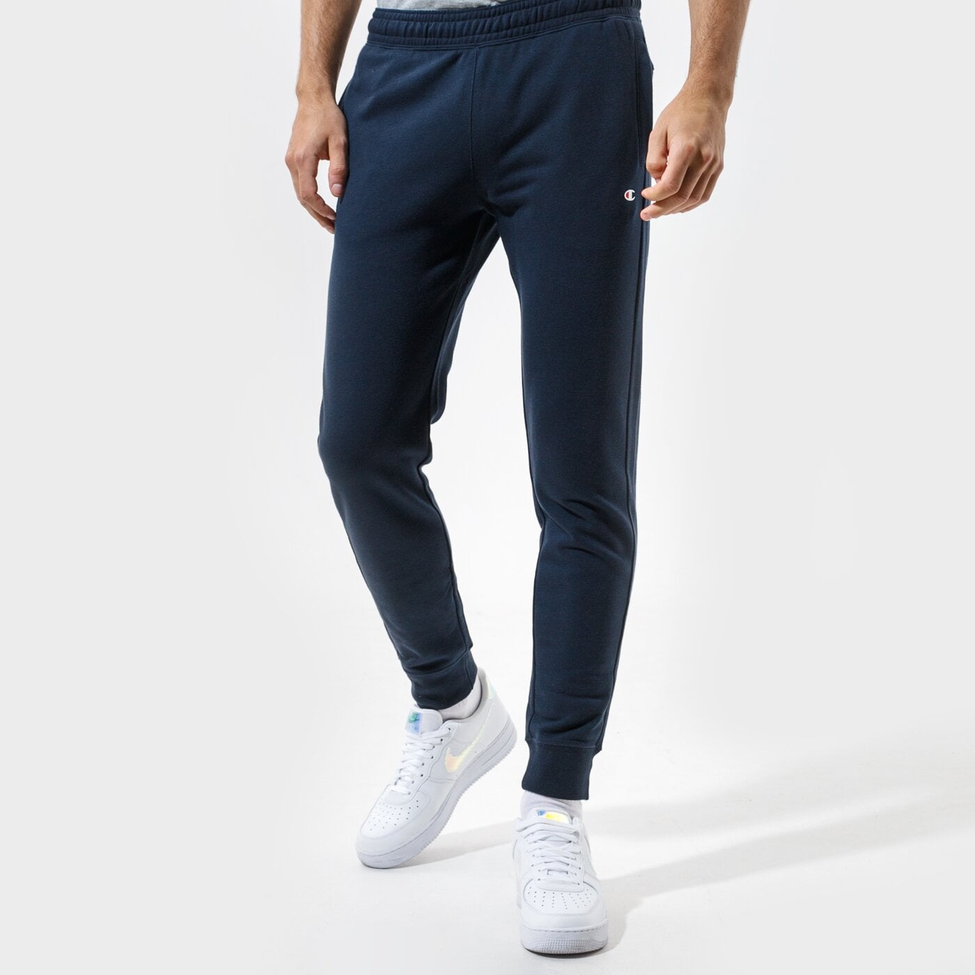 Мъжки панталони CHAMPION ПАНТАЛОНИ RIB CUFF PANTS 216013bs501 цвят тъмносин