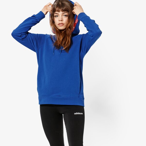 Дамски суичър NIKE СУИТЧЪР W NSW CREW LOGO TAPE  SPORTSWEAR ar3058-438 цвят син