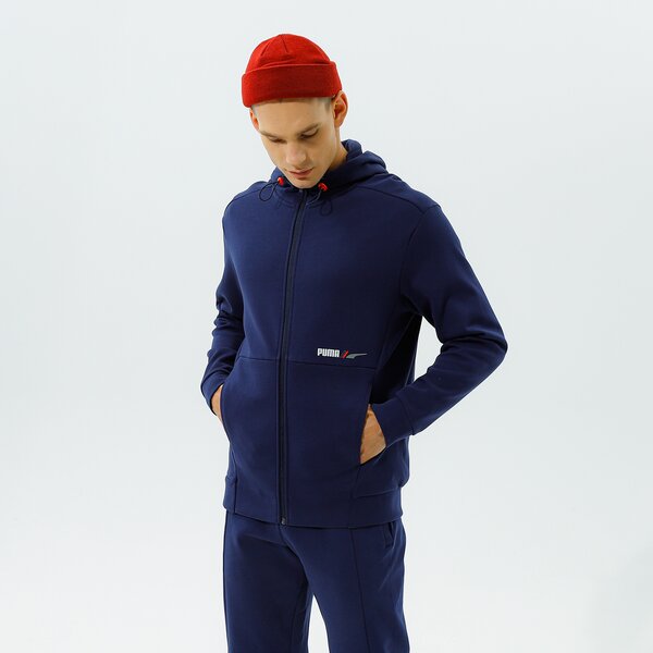 Мъжки суичър PUMA СУИТЧЪР СЪС ЗАКОПЧАВАНЕ RAD/CAL   FZ DK   PEACOAT PEACO 58938806 цвят тъмносин